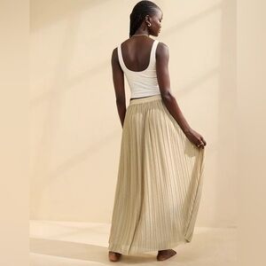 Aerie Balletcore Maxi Skirt in Soft Oat